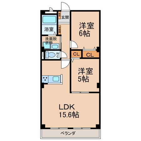 ビバリーヒルズの物件間取画像